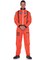 Men&#x27;s Astronaut Orange Space Jumpsuit Costume